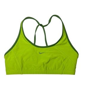 Nike Lime Green Sports Bra with T-Back Straps – Size Small/Medium (Unmarked)
